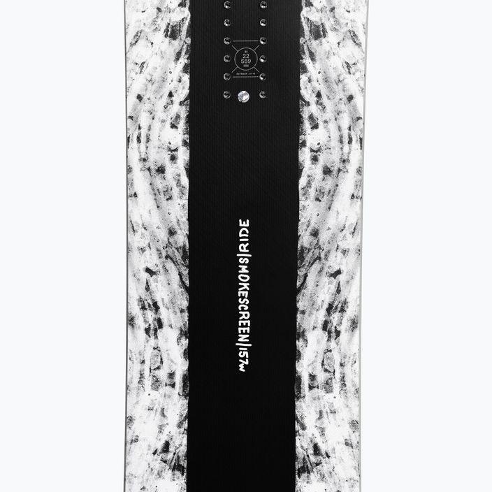 Snowboard RIDE Smokescreen schwarz-weiß 12G24 6