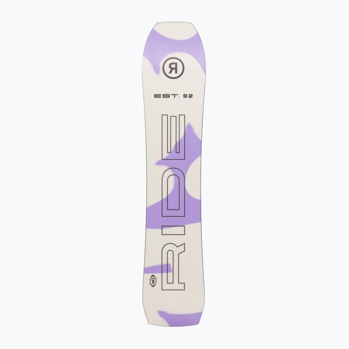 Snowboard RIDE Warpig weiß-violett 12G14 4