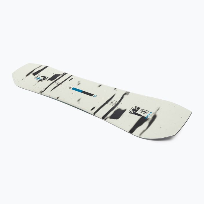 Snowboard RIDE Twinpig weiß-grün 12G7 2
