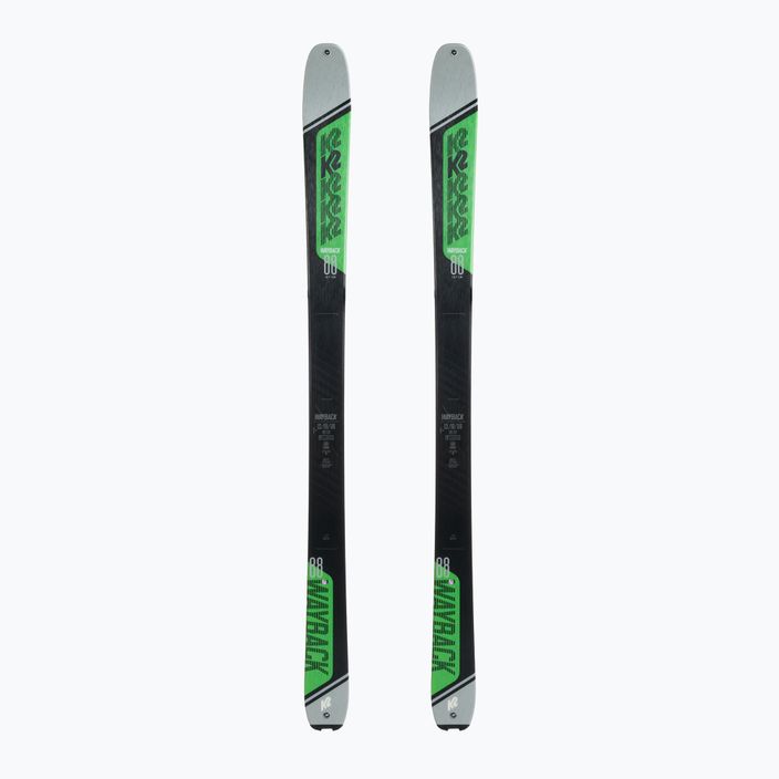K2 Wayback 88 grau-grün Skier 10G0202.101.1