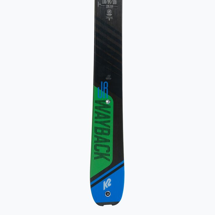 K2 Wayback Jr Kinder-Skate-Ski blau-grün 10G0206.101.1 7