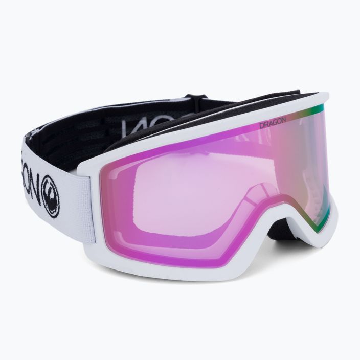 Dragon DX3 OTG Skibrille weiß und rosa