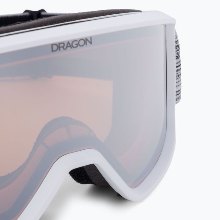 Dragon DXT OTG Skibrille weiß und schwarz 47022-022 5