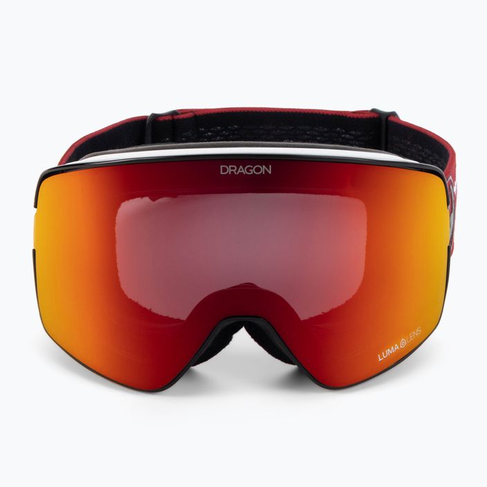 Dragon NFX2 Skibrille schwarz/rot 40458-023 3