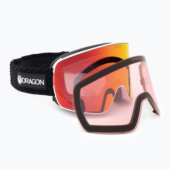 DRAGON NFX2 icon/lumalens red ion/rose Skibrille