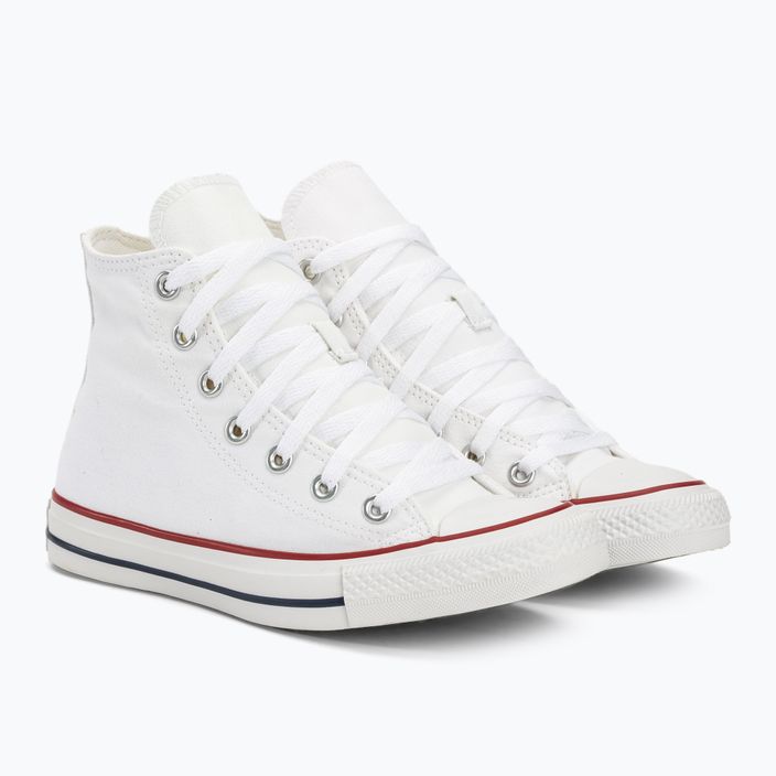 Converse Chuck Taylor All Star Classic Hi optisch weiße Turnschuhe 4