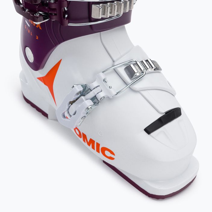 Skischuhe Kinder Atomic Hawx Girl 2 weiß-violett AE52566 7
