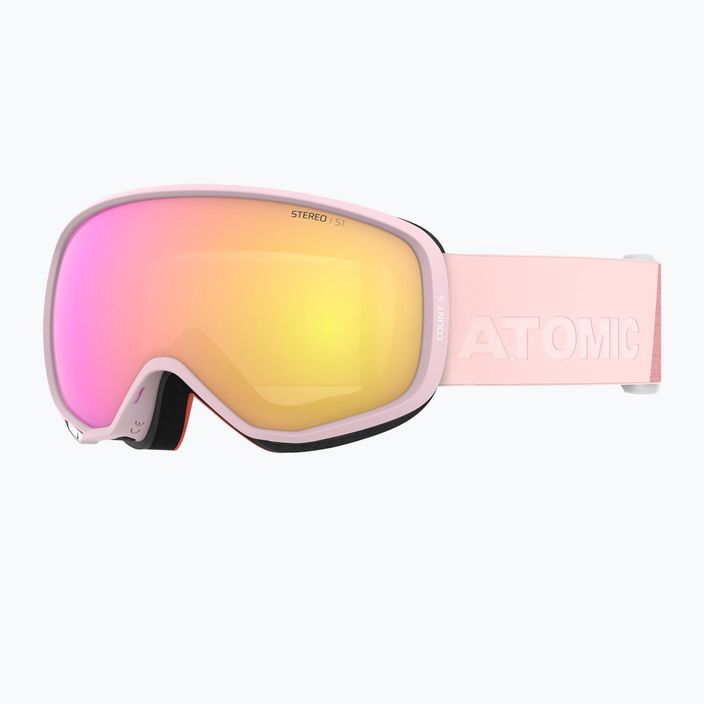 Skibrille Atomic Count S Stereo rose pink/yellow stereo AN516216 6