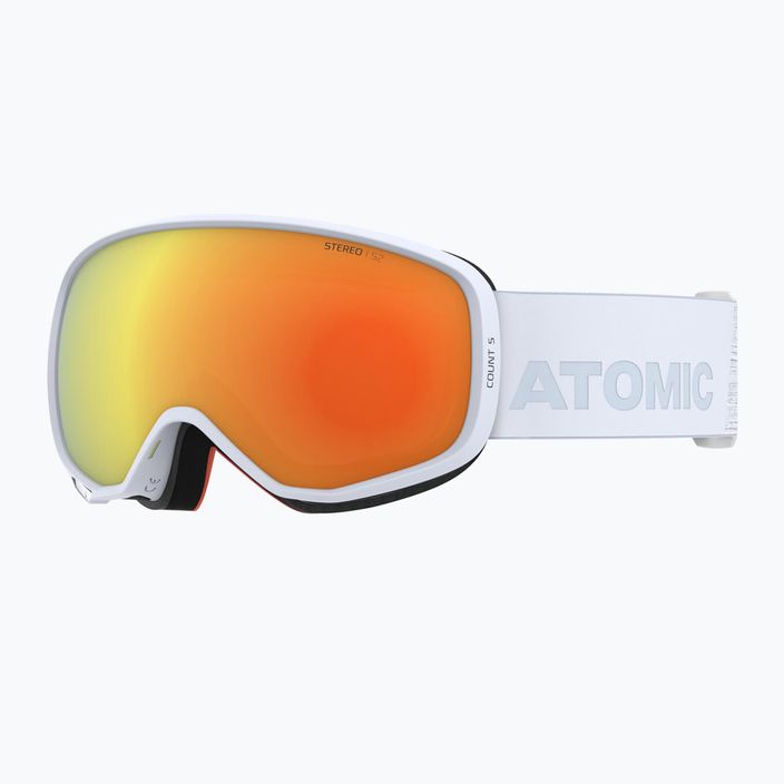 Skibrille Atomic Count S Stereo light grey/red stereo AN51634 6