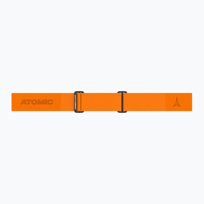 Atomic Four Pro HD orange silberne Skibrille 6