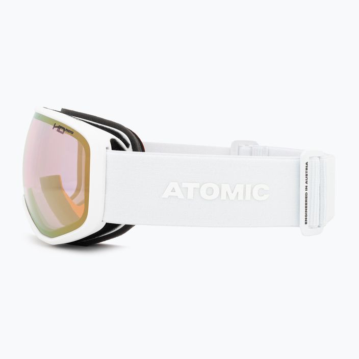 Atomic Revent HD Photo Skibrille weiß/amber gold 4