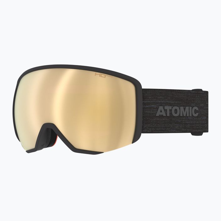 Atomic Revent L HD Photo schwarz/amber gold Skibrille 5