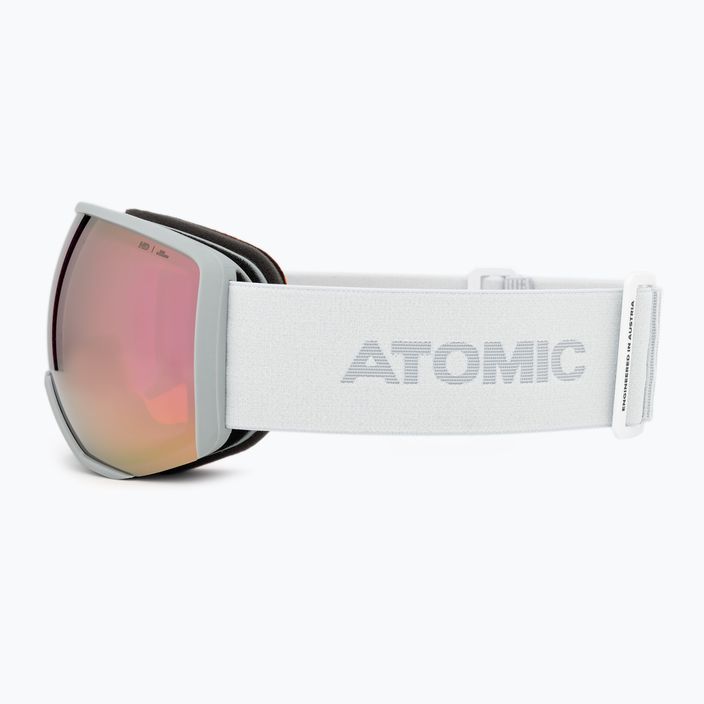 Atomic Revent L HD hellgrau/rosa Kupfer Skibrille 4