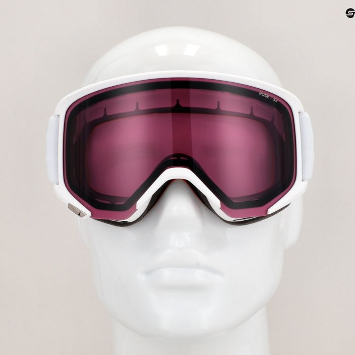 Atomic Savor weiß/rosa Skibrille 9