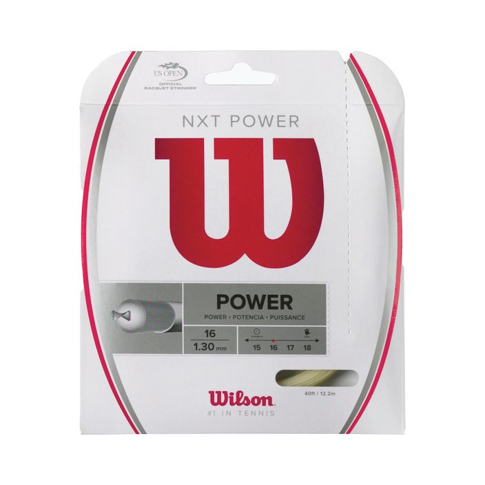 Wilson Nxt Power 16 Tennissaite 12 2m weiß WRZ941600