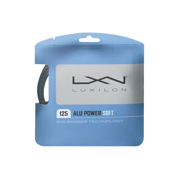 Tennissaite Luxilon Alu Power Soft 125 12 2 m silber WRZ990101