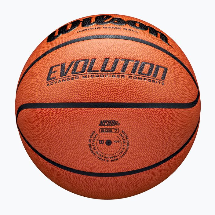Wilson Evolution Basketball braun Größe 6 5