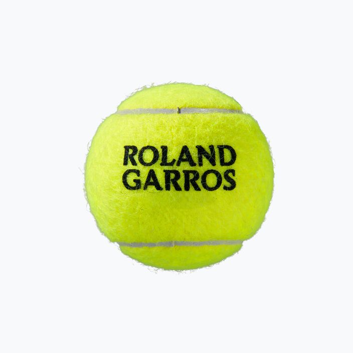 Wilson Roland Garros Clay Ct Tennisbälle 3 Stück gelb WRT125000 4