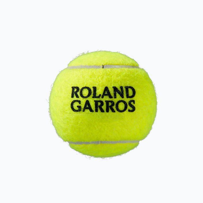 Wilson Roland Garros All Ct Tennisbälle 3 Stück gelb WRT126400 3