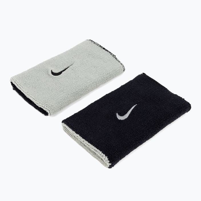 Nike Dri-Fit Doublewide Armbänder Home und Away 2 Stück schwarz NNNB0-022