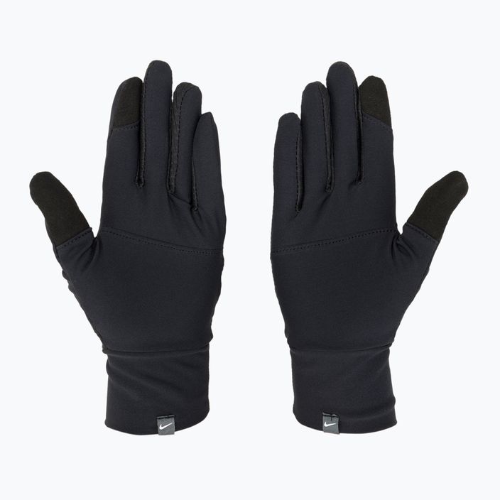 Herren Nike Essential Running Mütze + Handschuhe Set schwarz/schwarz/silber 3