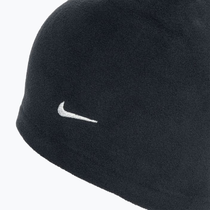 Herren Nike Fleece Mütze + Handschuhe Set schwarz/schwarz/silber 5