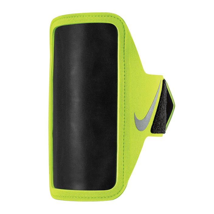 Nike Lean Arm Band Regular volt/schwarz/silbernes Lauf-Handyband 2