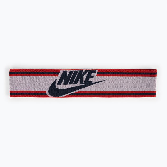 Herren Nike Elastisches Stirnband weiß und rot N1003550-123 2