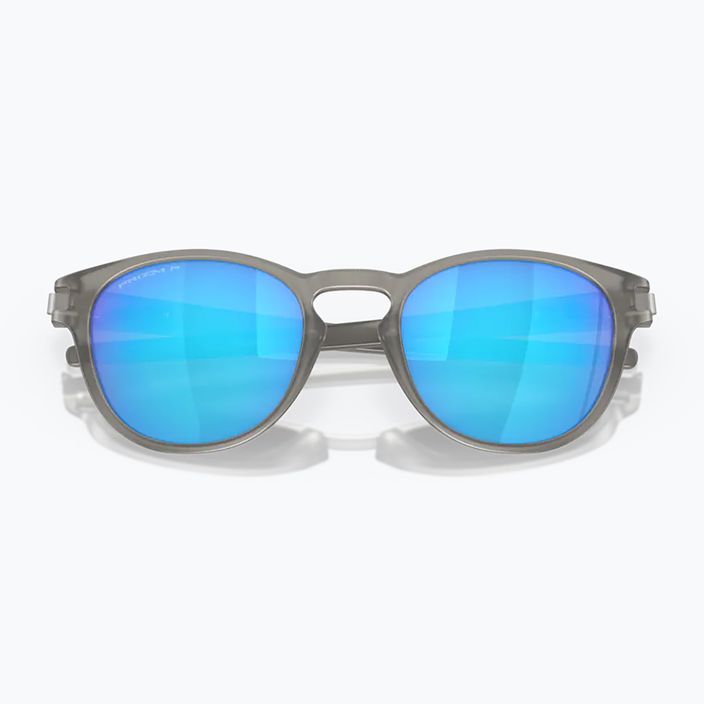 Oakley Latch matte graue Tinte/prizm Saphir polarisierte Sonnenbrille 10