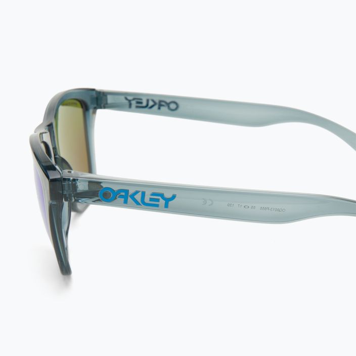 Oakley Frogskins schwarz/blaue Sonnenbrille 0OO9013 4