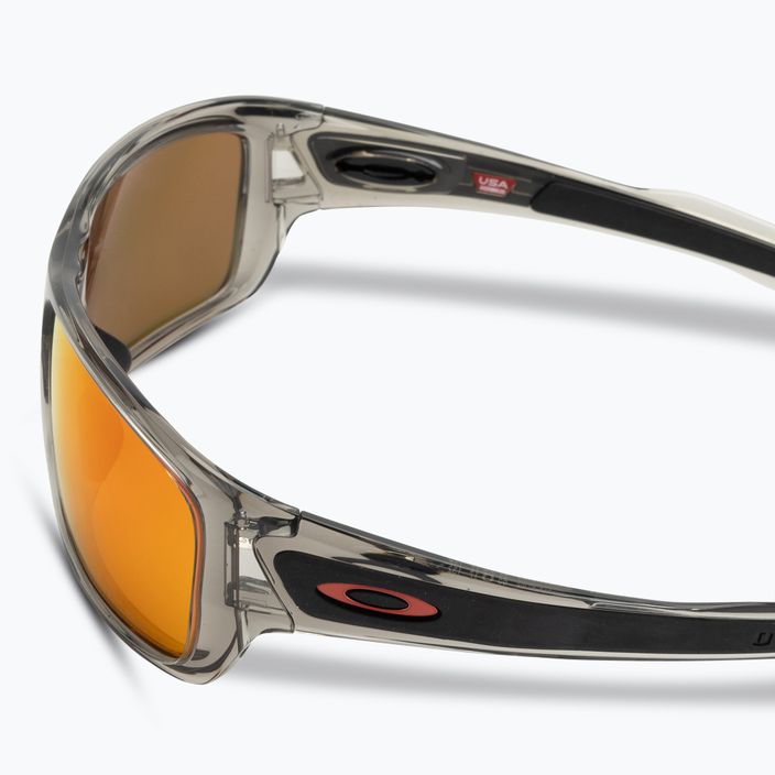 Oakley Turbine graue Tinte/prizm ruby polarisierte Sonnenbrille 4