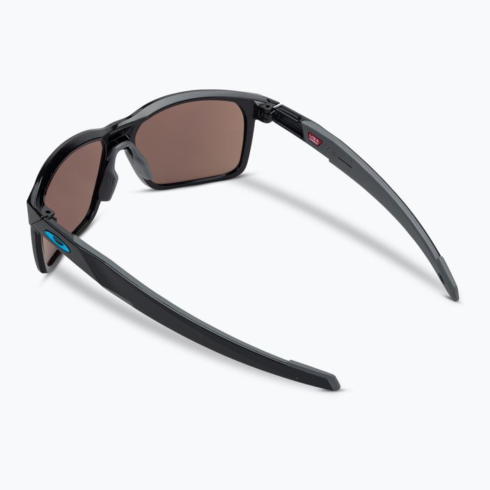 Oakley Portal X Sonnenbrille poliert schwarz/prizm tiefes Wasser polarisiert 2