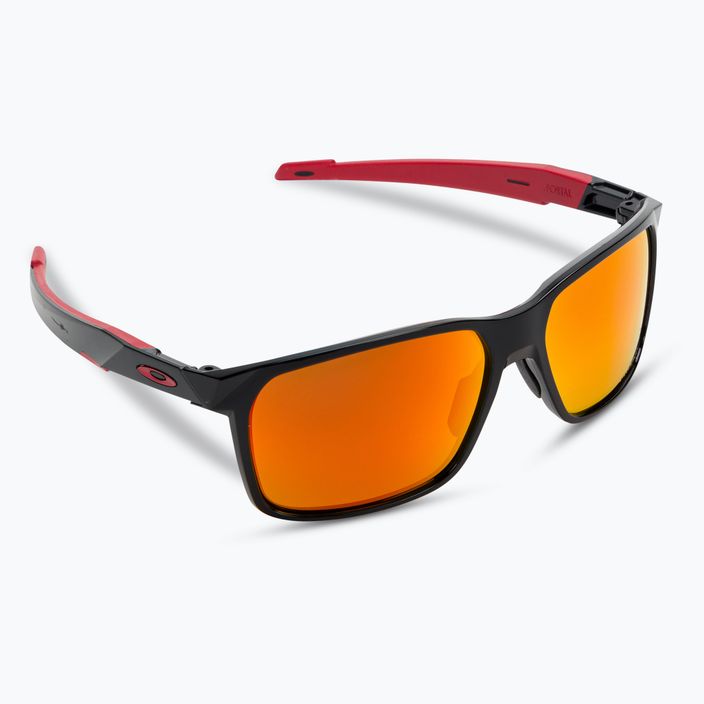 Oakley Portal X poliert schwarz/prizm ruby polarisierte Sonnenbrille
