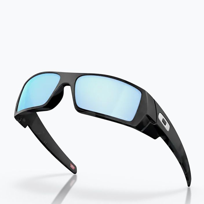 Oakley Gascan matt schwarz camo/prizm tiefes Wasser polarisierte Sonnenbrille 9