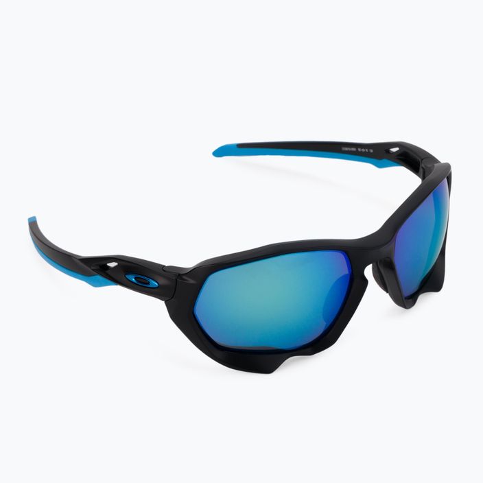 Oakley Plazma schwarz-blaue Sonnenbrille 0OO9019