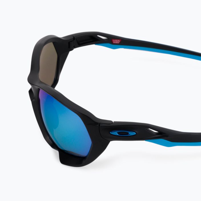 Oakley Plazma schwarz-blaue Sonnenbrille 0OO9019 4