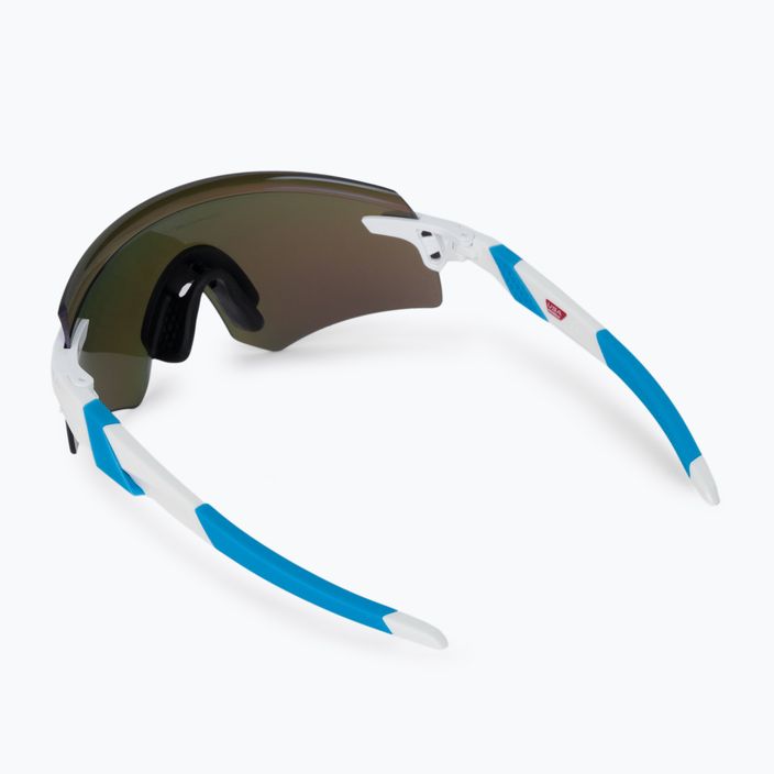 Oakley Encoder Radfahren Brille weiß und blau 0OO9471 2