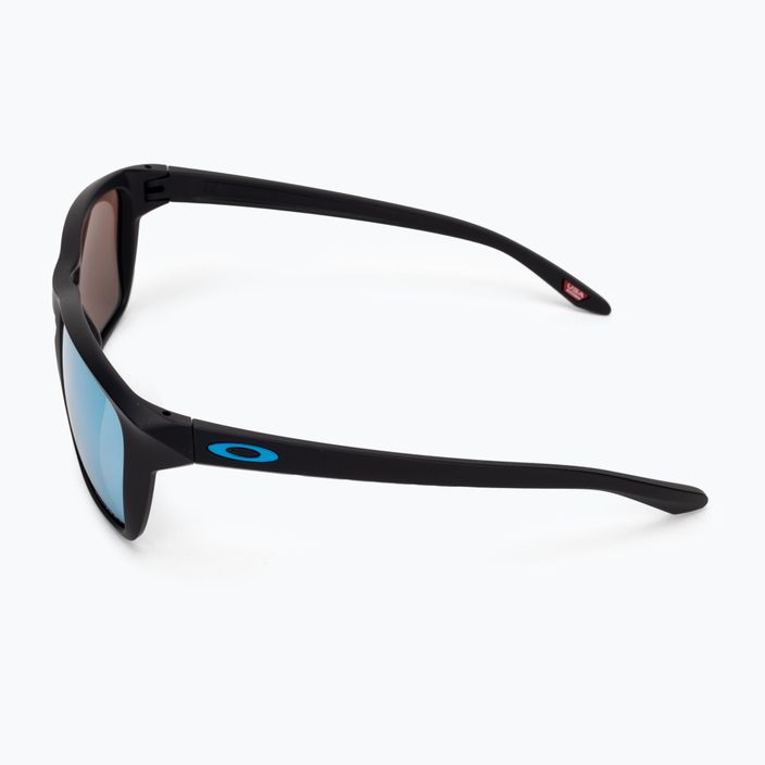 Oakley Sylas mattschwarz/prizm tiefes Wasser polarisierte Sonnenbrille 4
