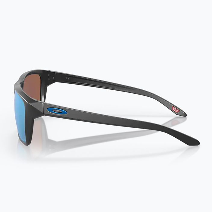 Oakley Sylas mattschwarz/prizm tiefes Wasser polarisierte Sonnenbrille 7