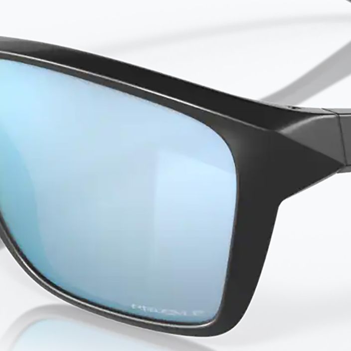 Oakley Sylas mattschwarz/prizm tiefes Wasser polarisierte Sonnenbrille 10