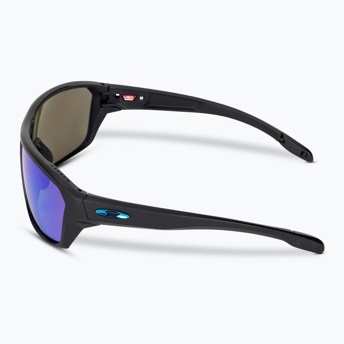Oakley Split Shot mattschwarz/prizm sapphire polarisierte Sonnenbrille 5