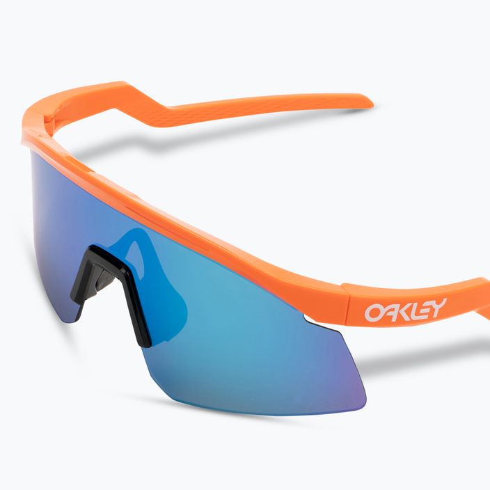 Oakley Hydra Neon Orange/Prisma Saphir-Sonnenbrille 5
