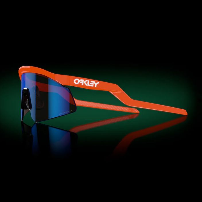 Oakley Hydra Neon Orange/Prisma Saphir-Sonnenbrille 8