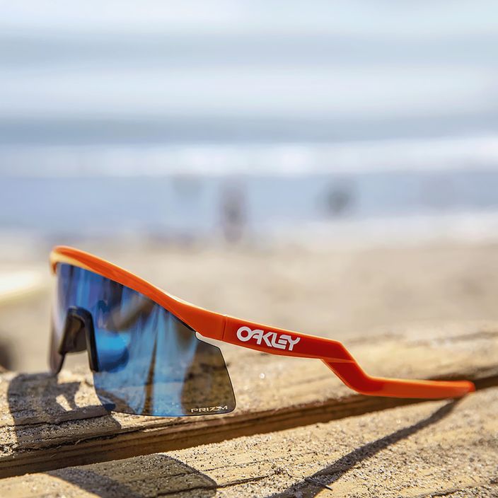 Oakley Hydra Neon Orange/Prisma Saphir-Sonnenbrille 11