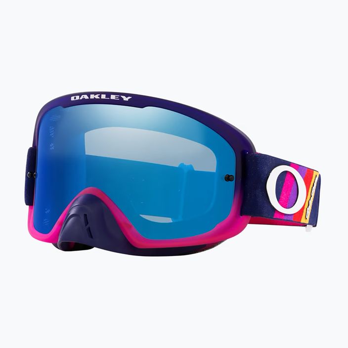 Oakley O Frame 2.0 Pro MTB Radsportbrille tld navy streifen/schwarzes Eis iridium