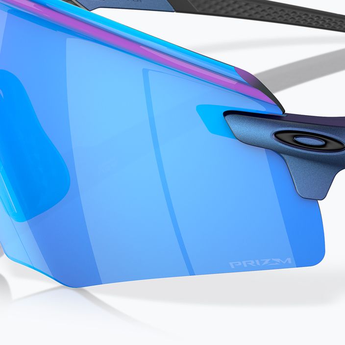 Oakley Encoder matte Cyan/blau colorshift/prizm Saphir Sonnenbrille 9
