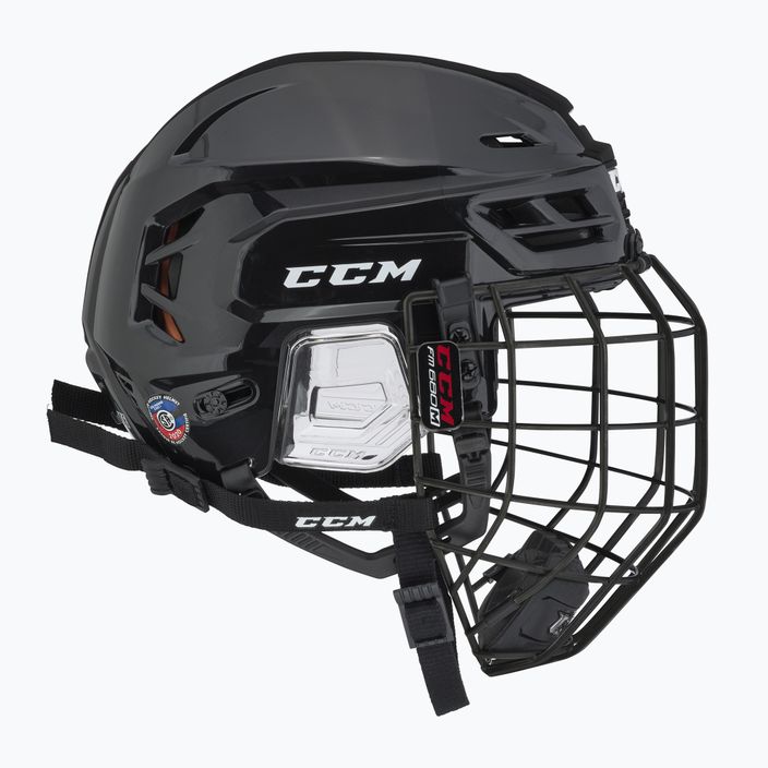 CCM Tacks 710 Combo Hockeyhelm schwarz 3