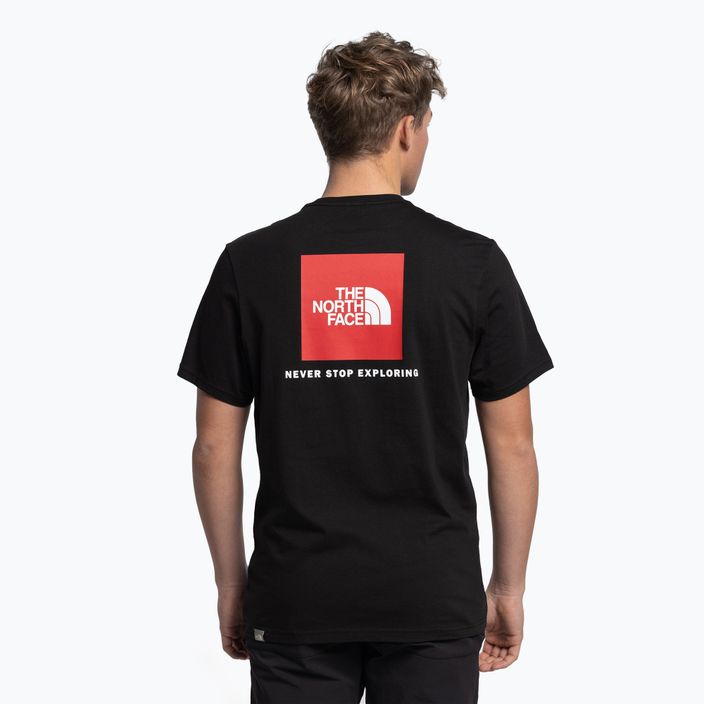 Herren-Trekking-T-Shirt The North Face Redbox schwarz NF0A2TX2JK31 4