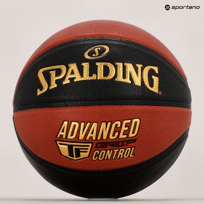 Spalding Advanced Grip Control Basketball schwarz und orange 76872Z 5