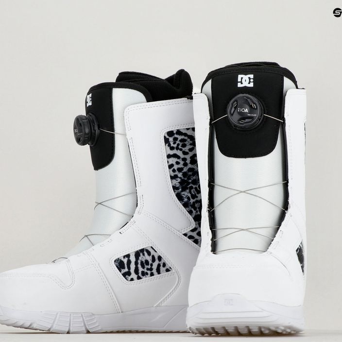 Damen Snowboard Boots DC Phase Boa weiß/schwarz print 9